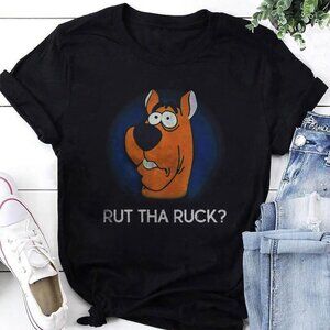 Scooby-Doo Rut Tha Ruck T-Shirt Funny Cartoon Fan Tee 80
